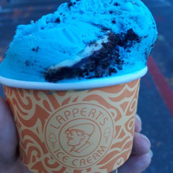 Lappert's Ice Cream - Cookie monster 1 scoop - Ice Cream & Frozen Yogurt Near Me - Sausalito, California Lappert's Ice Cream - Cookie monster 1 scoop - Ice Cream & Frozen Yogurt Near Me - Sausalito, California