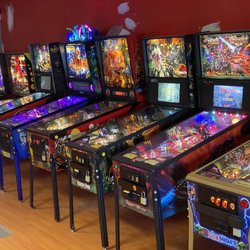 Stockton Coin Operated - Part of the row of pinball machines.