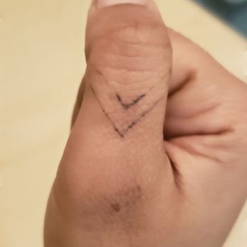 Studio One Ink - Faded 1 month later, i have other hand tats. I took care and still it came like this. - Tattoo Near Me - Chicago, Illinois