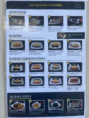 Menu photo 2 Afghan Cuisine Concord, CA Menu photo 2 Afghan Cuisine Concord, CA