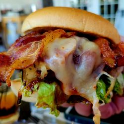 The Stillery - Husband raved about this Hole in one burger!
