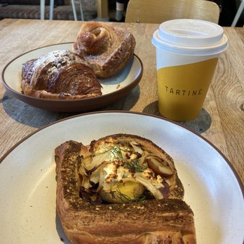 Tartine Sycamore - Savory Danish, Almond Croissant and the heavenly Morning Bun, all gloriously flaky and made day-of! - Bakeries Near Me - Los Angeles, California Tartine Sycamore - Savory Danish, Almond Croissant and the heavenly Morning Bun, all gloriously flaky and made day-of! - Bakeries Near Me - Los Angeles, California