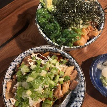 RAKKAN Ramen - Redondo Beach - Salmon poke bowl and Grilled Pork bowl (both mediocre) - Ramen Near Me - Redondo Beach, California RAKKAN Ramen - Redondo Beach - Salmon poke bowl and Grilled Pork bowl (both mediocre) - Ramen Near Me - Redondo Beach, California