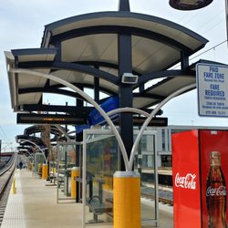 Sugar Creek Station - Platform at Sugar Creek Station, Charlotte