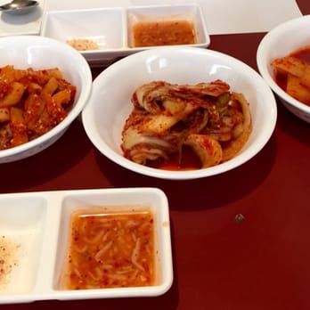 Abbaee Wang Soondae - Various kimchi sides - Korean Near Me - Buena Park, California