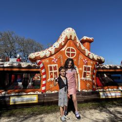 Sky High Party Rentals - Ginger Bread Bounce house party rentals delivered to Houston, Austin, & Dallas, Texas.