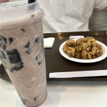 Zhen Pin Cafe - Red bean smoothie with herbal grass jelly - Coffee & Tea Near Me - New York, New York Zhen Pin Cafe - Red bean smoothie with herbal grass jelly - Coffee & Tea Near Me - New York, New York