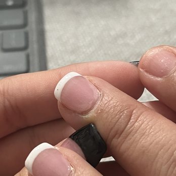 Velvet Nails&Spa - Lifting all around the cuticle area. - Nail Salons Near Me - Stuart, Florida Velvet Nails&Spa - Lifting all around the cuticle area. - Nail Salons Near Me - Stuart, Florida