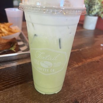 Foxtail Coffee - Iced matcha with coconut cold foam - Coffee & Tea Near Me - Las Vegas, Nevada