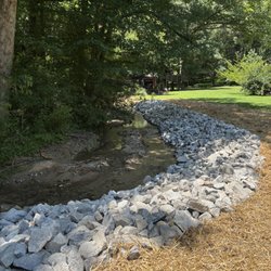 Georgia Excavating - Bank beautification