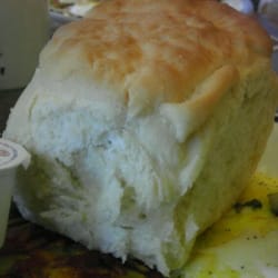 Black Bear Diner - Grants Pass - Now that is one helluva biscuit!! Get er dun