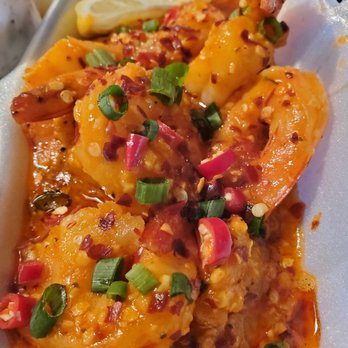 Hawaiian Style BBQ - Xtra spicy garlic shrimp - Hawaiian Near Me - Augusta, Georgia Hawaiian Style BBQ - Xtra spicy garlic shrimp - Hawaiian Near Me - Augusta, Georgia