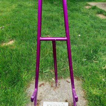 Kurt Cobain Memorial Park - Air Guitar statue. - Parks Near Me - Aberdeen, Washington