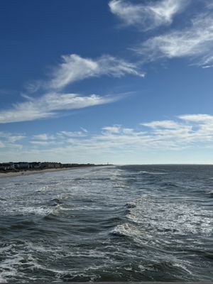 Oak Island Pier by null