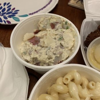 Brisket  - Potato salad. - Barbeque Near Me - North Myrtle Beach, South Carolina
