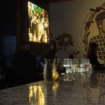 Unit B Eatery + Spirits - Lit wall art - Tapas/Small Plates Near Me - Pembroke Pines, Florida