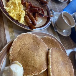 Deluxe pancake breakfast