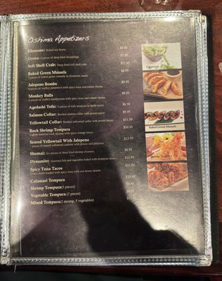 Menu photo 5 Oshima Sushi Everett, WA