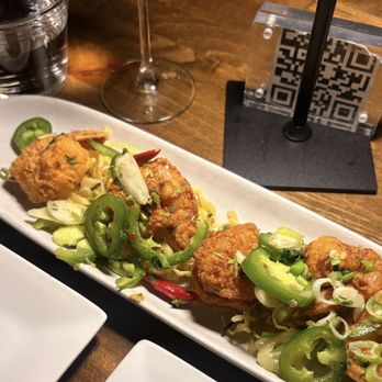 Yeiboh Kitchen - Yum! Shrimp app was tasty...needs a complimentary sauce however - New American Near Me - Baltimore, Maryland Yeiboh Kitchen - Yum! Shrimp app was tasty...needs a complimentary sauce however - New American Near Me - Baltimore, Maryland