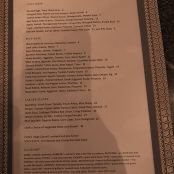 Oleana Restaurant - Turkish Near Me - Cambridge, Massachusetts
