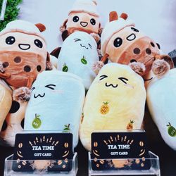 Tea Time - Selling Gift cards and plushies