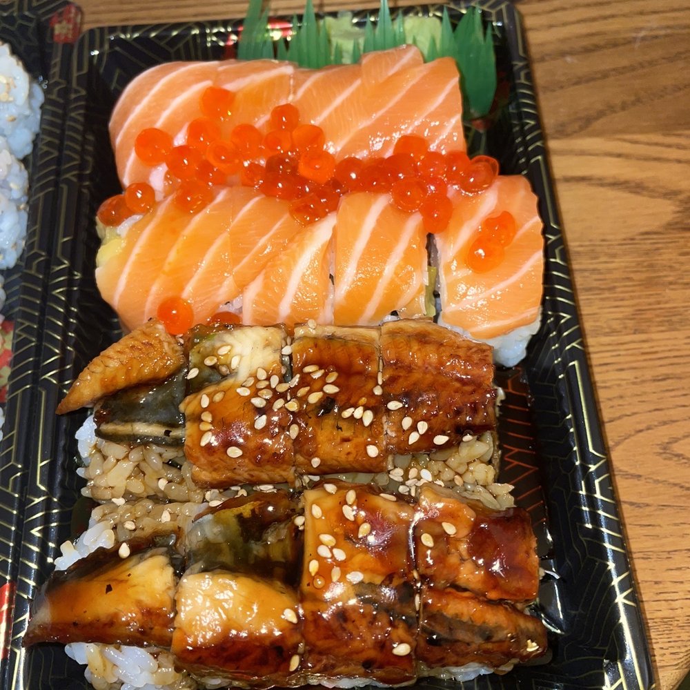 Wasabi34 - a plate of sushi and salmon - Japanese Near Me - Matawan, New Jersey Wasabi34 - a plate of sushi and salmon - Japanese Near Me - Matawan, New Jersey