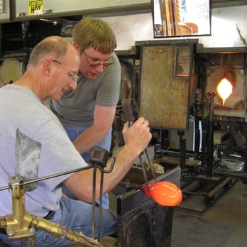 Prairie Dog Glass - Shaping a vase - Glass Blowing Near Me - Santa Fe, New Mexico Prairie Dog Glass - Shaping a vase - Glass Blowing Near Me - Santa Fe, New Mexico