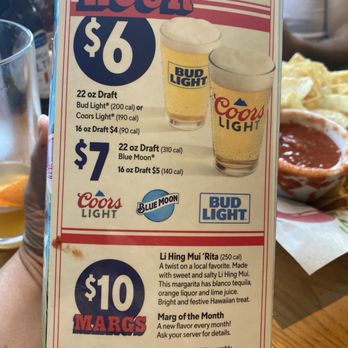 Chili's Grill & Bar - HH - Monday thru Thursday - Tex-Mex Near Me - Honolulu, Hawaii Chili's Grill & Bar - HH - Monday thru Thursday - Tex-Mex Near Me - Honolulu, Hawaii