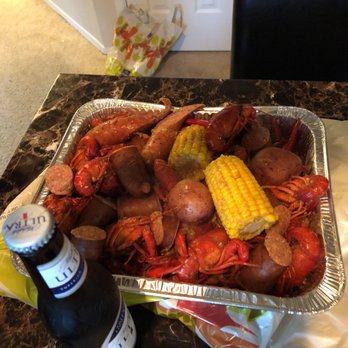 Cajun Crawfish - Make sure to have a beer with it!!! - Cajun/Creole Near Me - Houston, Texas