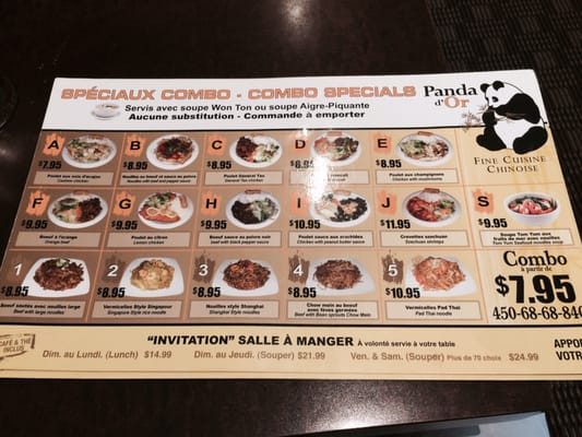Menu photo 5 Panda Peng Laval, QC