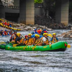 Blue Sky Adventures - Where our four rafts started.