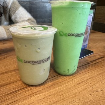 Cocomilk Cafe - Matcha & Pandam Smoothie - Laotian Near Me - Sacramento, California