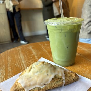 Solid Ground Cafe - Matcha latte, Earl grey scone - Coffee & Tea Near Me - Boston, Massachusetts
