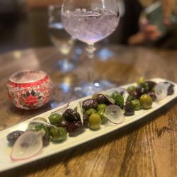 Aritza - The olive tapa, how beautiful!
