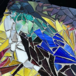 Fused Finery - Closer look at the grout