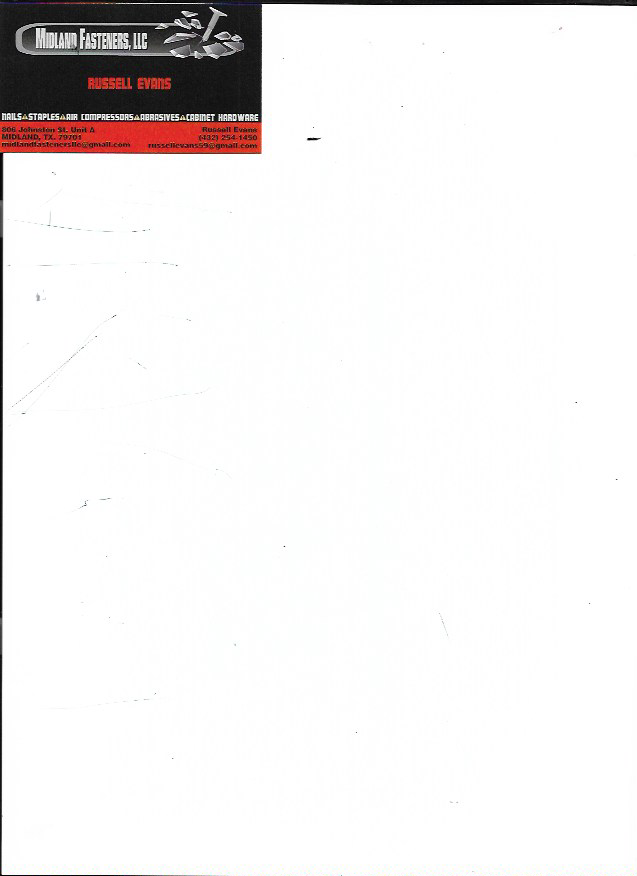 MIDLAND FASTENERS Updated September 2024 806 Johnston St, Midland, Texas Hardware Stores