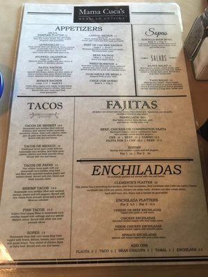 Menu photo 8 Mama Cuca's Mexican Cuisine Mansfield, TX