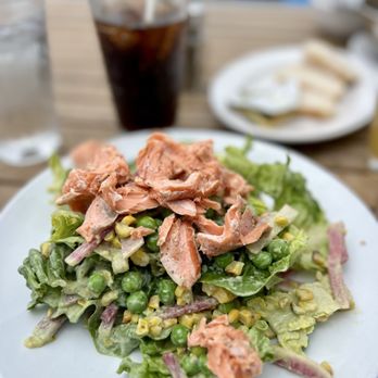 Sam's Chowder House - Smoked Salmon Salad - Seafood Near Me - Half Moon Bay, California Sam's Chowder House - Smoked Salmon Salad - Seafood Near Me - Half Moon Bay, California