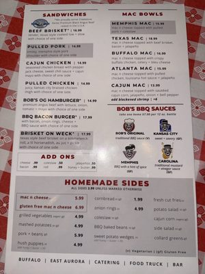 Menu photo 6 Fat Bob's Smokehouse Buffalo, NY