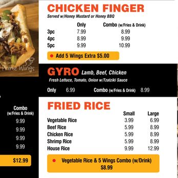 Prime Wings - the menu for the chicken finger - Chicken Wings Near Me - Norcross, Georgia Prime Wings - the menu for the chicken finger - Chicken Wings Near Me - Norcross, Georgia