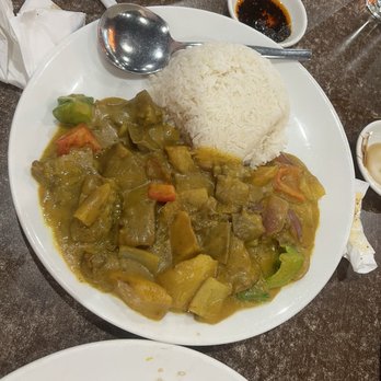 Yang Kee Dumpling - Curry brisket with rice - Dim Sum Near Me - Davis, California