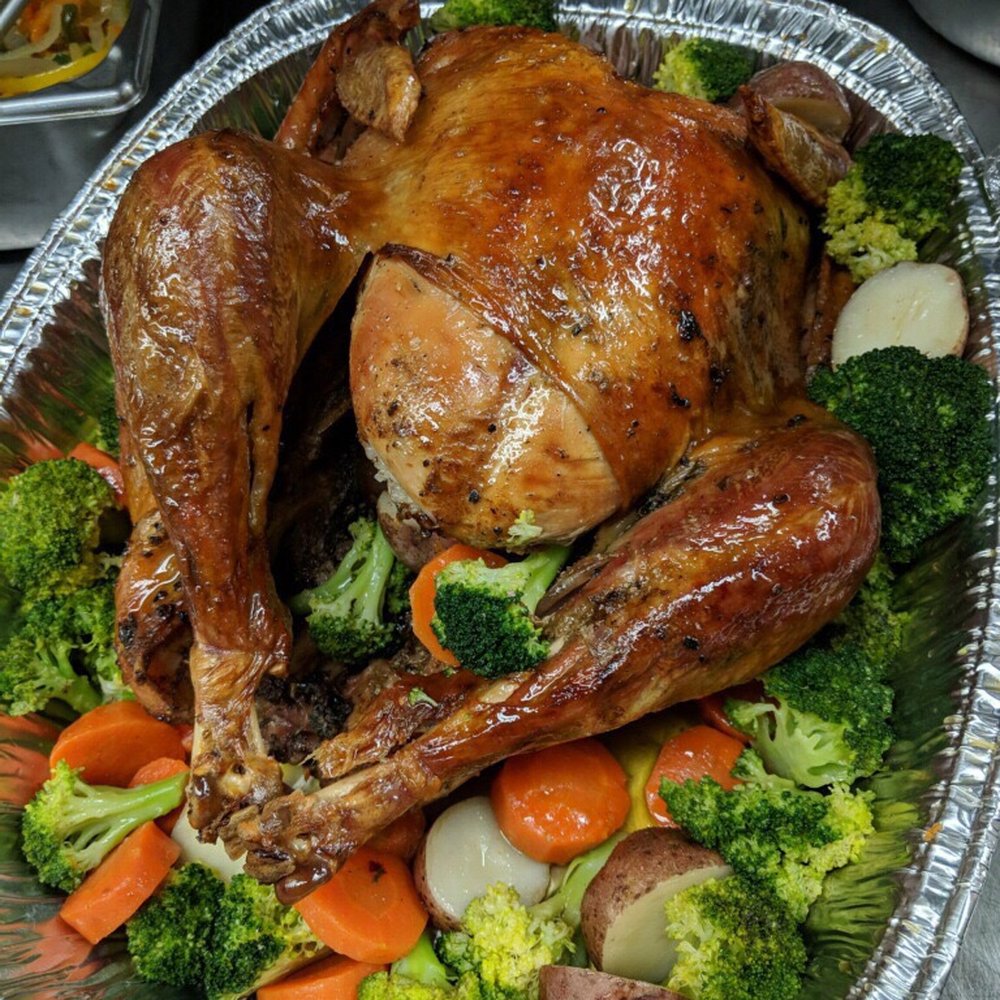 Alex Luncheonette - a roasting turkey with broccoli and carrots - Diners Near Me - Brooklyn, New York Alex Luncheonette - a roasting turkey with broccoli and carrots - Diners Near Me - Brooklyn, New York