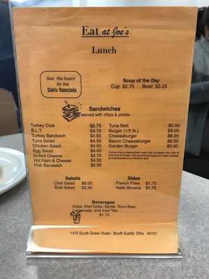 Menu photo 6 Eat At Joe's Cleveland, OH