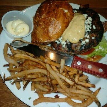 Eureka! - Turkey Cobb Burger w/fries and side mayo - American Near Me - Fresno, California