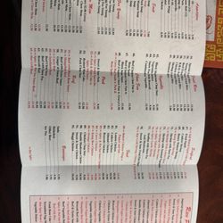 Golden Dynasty - Menu
