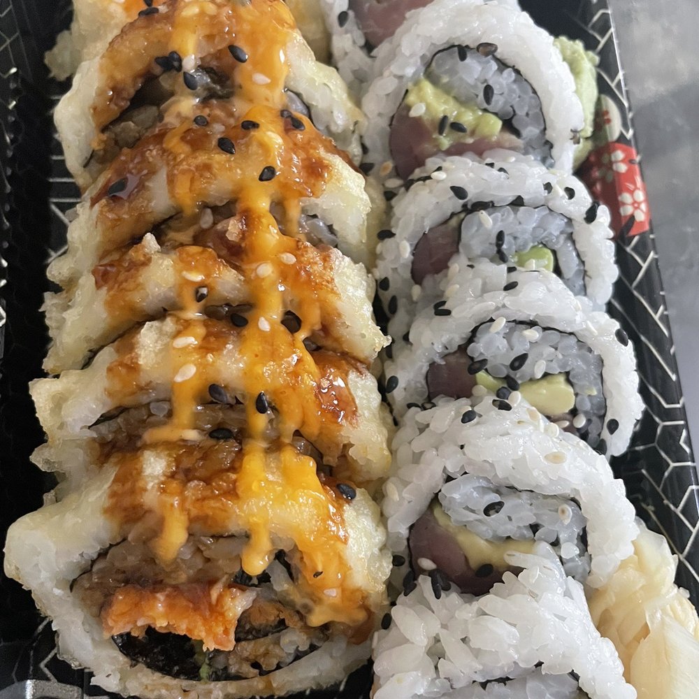 Any 2 Roll Combo - Tuna Avocado Roll and Spicy Salmon Roll Any 2 Roll Combo - Tuna Avocado Roll and Spicy Salmon Roll