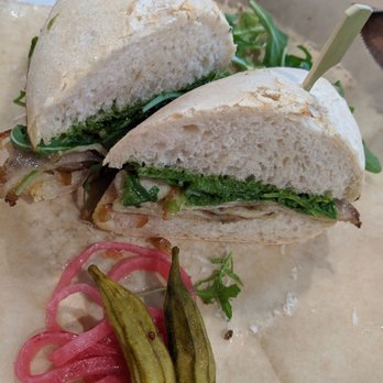 Elliotts Provision - Porchetta sandwich on fresh baguette. Outstanding! - Specialty Food Near Me - Pinehurst, North Carolina Elliotts Provision - Porchetta sandwich on fresh baguette. Outstanding! - Specialty Food Near Me - Pinehurst, North Carolina