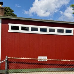 Tuff Shed - This is the back of our shed showing the windows and ridge vent.