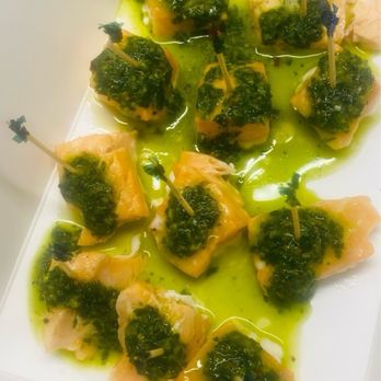 Lone Pine General Store - Salmon with Chimichurri Sauce - Caterers Near Me Lone Pine General Store - Salmon with Chimichurri Sauce - Caterers Near Me
