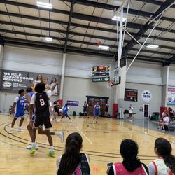 Finch Creek Fieldhouse - Basketball game action with some of Central Indiana's best teenage players .